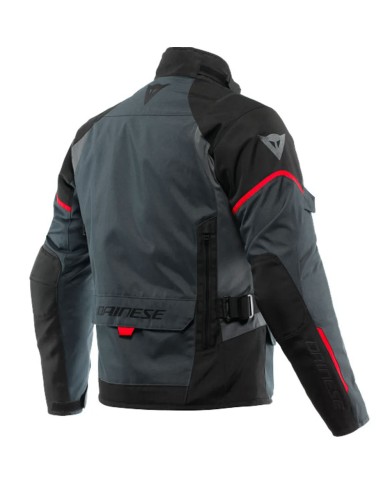 CHAQUETA DAINESE TEMPEST 3 D-DRY EBONY/BLACK/LAVA-RED