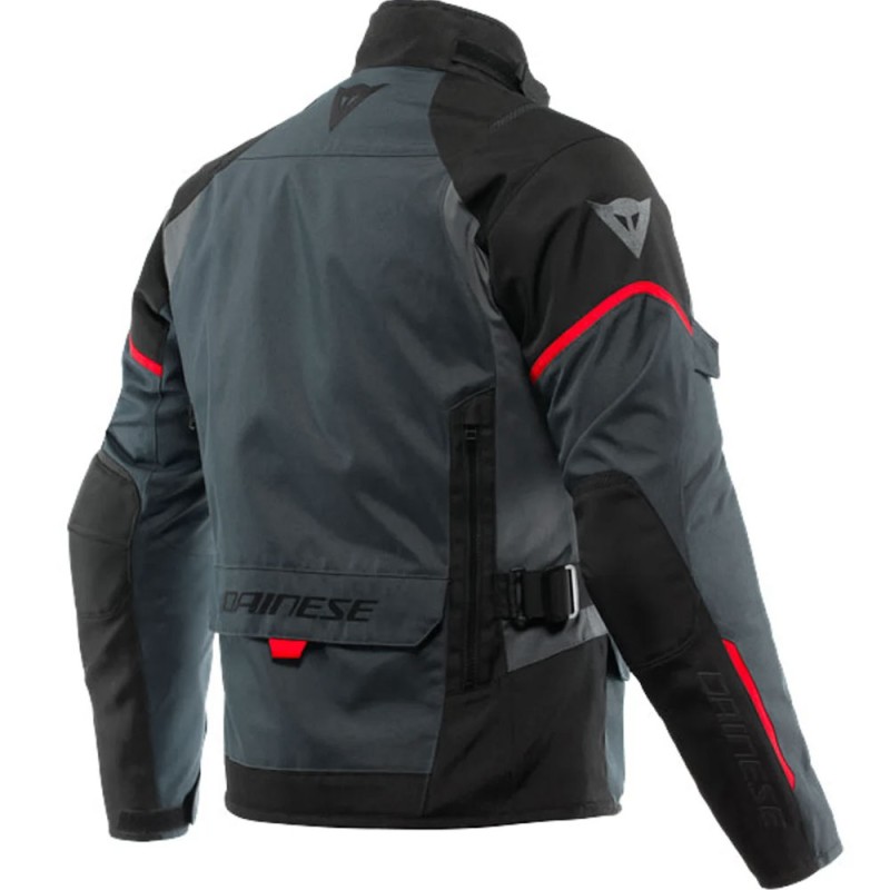 CHAQUETA DAINESE TEMPEST 3 D-DRY EBONY/BLACK/LAVA-RED