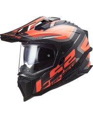 CASCO LS2 EXPLORER ALTER MATT BLACK/FLUO ORANGE