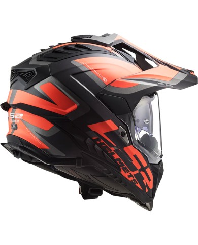 CASCO LS2 EXPLORER ALTER MATT BLACK/FLUO ORANGE