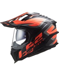 CASCO LS2 EXPLORER ALTER MATT BLACK/FLUO ORANGE