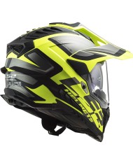 CASCO LS2 EXPLORER ALTER MATT BLACK/FLUO YELLOW