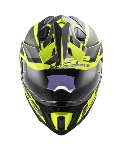 CASCO LS2 EXPLORER ALTER MATT BLACK/FLUO YELLOW