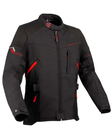 CHAQUETA BERING COBALT BLACK/RED
