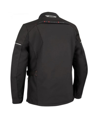 CHAQUETA BERING COBALT BLACK/RED