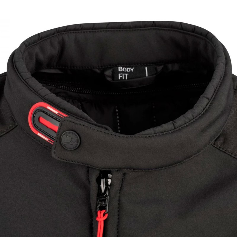 CHAQUETA BERING COBALT BLACK/RED