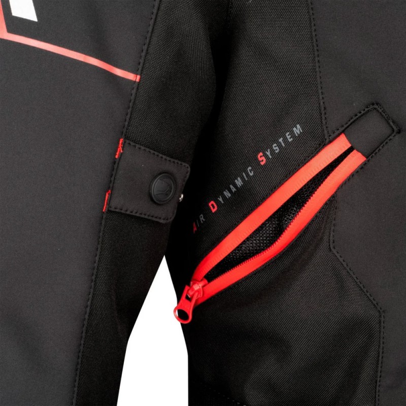 CHAQUETA BERING COBALT BLACK/RED