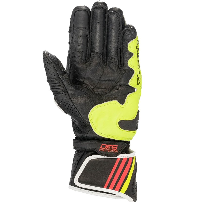 GUANTES ALPINESTARS GP PLUS R V2 NEGRO/GRIS/FLUOR