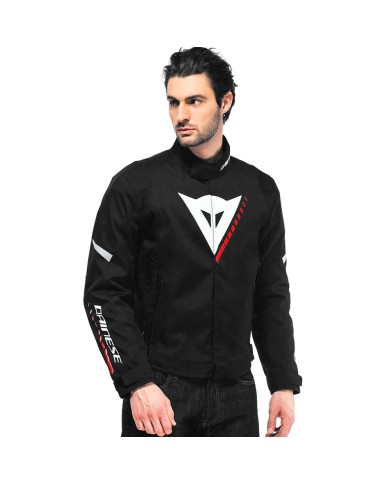 CHAQUETA DAINESE VELOCE D-DRY NEGRO/BLANCO/ROJO