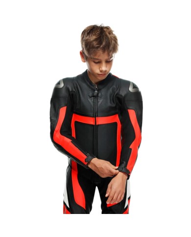 MONO DAINESE GEN-Z PROFESIONAL JUNIOR BLACK/FLUOR RED