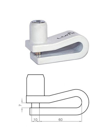 ANTIRROBO LUMA ENDURO 75D BLANCO