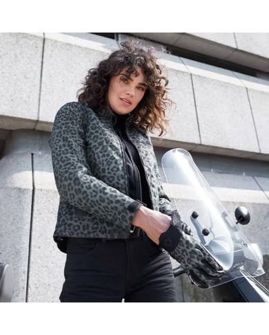 CHAQUETA REVIT SHADE H2O LADY LEOPARDO GRIS