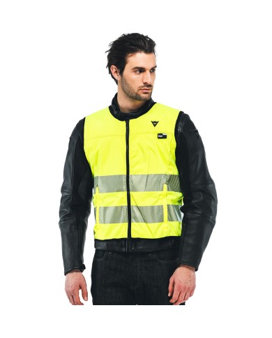 CHALECO DAINESE SMART JACKET D-AIR (AIRBAG) HI-VIS AMARILLO/FLUOR