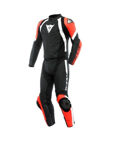 MONO DAINESE AVRO 4 DIVISIBLE NEGRO MATE/ROJO FLUOR