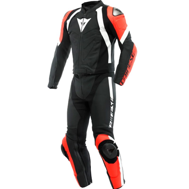 MONO DAINESE AVRO 4 DIVISIBLE NEGRO MATE/ROJO FLUOR