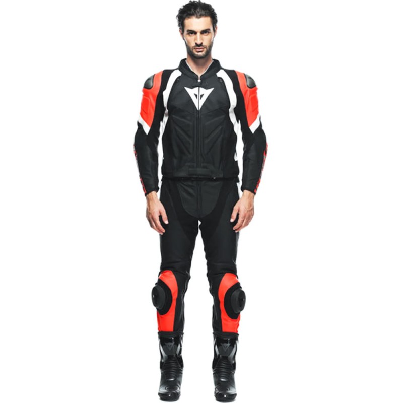 MONO DAINESE AVRO 4 DIVISIBLE NEGRO MATE/ROJO FLUOR