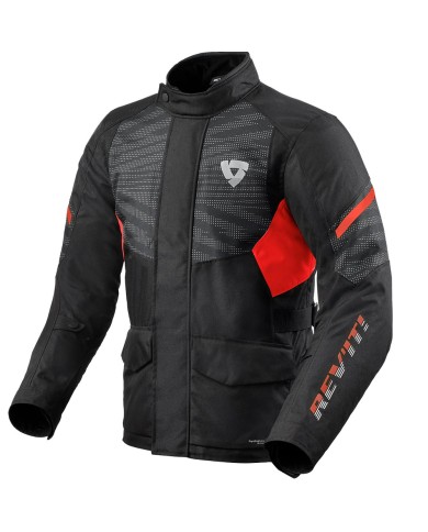 CHAQUETA REVIT DUKE H2O NEGRO/ROJO