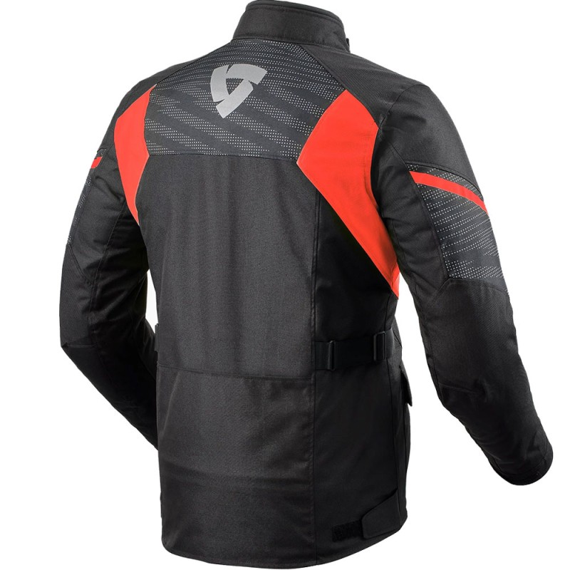 CHAQUETA REVIT DUKE H2O NEGRO/ROJO