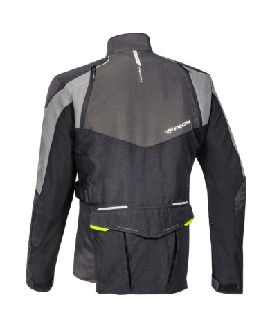 CHAQUETA IXON BALDER NEGRO/GRIS/AMARILLO FLUOR