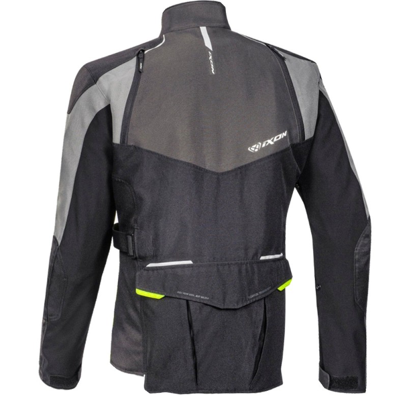 CHAQUETA IXON BALDER NEGRO/GRIS/AMARILLO FLUOR