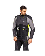 CHAQUETA IXON BALDER NEGRO/GRIS/AMARILLO FLUOR