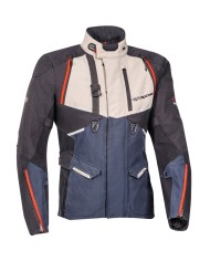 CHAQUETA IXON EDDAS GRIS/AZUL/NEGRO
