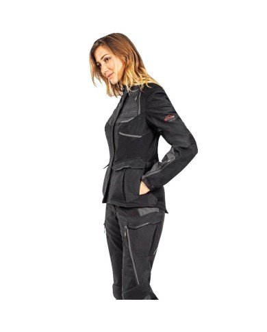 CHAQUETA IXON EDDAS LADY NEGRA/ANTRACITA