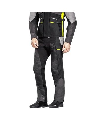 PANTALONES IXON BALDER NEGRO/GRIS/FLUOR