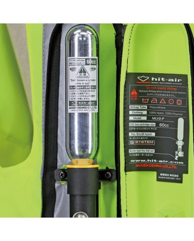 CHALECO AIR-BAG HIT-AIR MLV2-P AMARILLO FLUOR