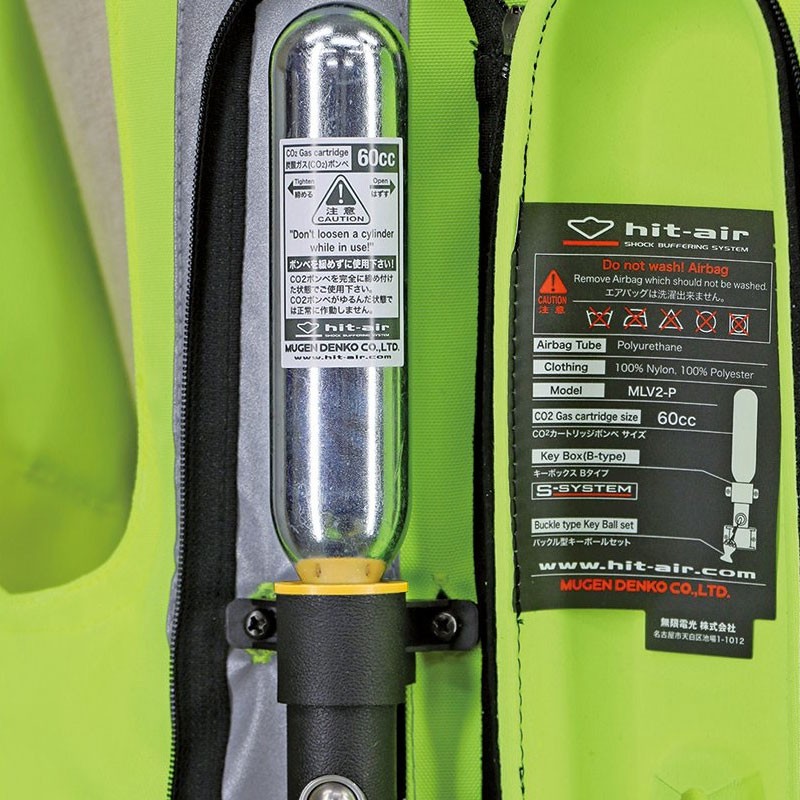 CHALECO AIR-BAG HIT-AIR MLV2-P AMARILLO FLUOR