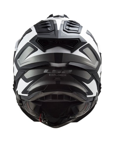 CASCO LS2 EXPLORER ALTER BLANCO/NEGRO MATE