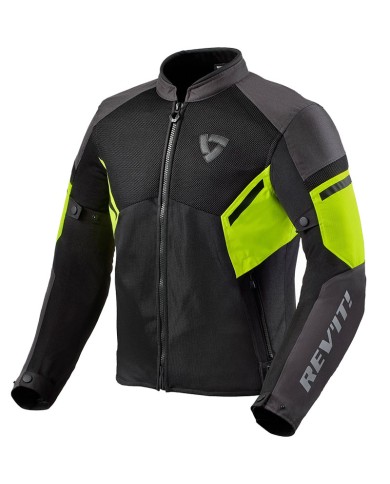 CHAQUETA REVIT GT-R AIR 3 NEGRO/AMARILLO FLUOR