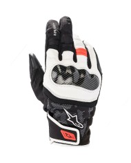GUANTES ALPINESTARS SMX Z DRYSTAR BLACK/WHITE/RED FLUO