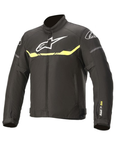 CHAQUETA ALPINESTARS T-SP S WATERPROOF BLACK/YELLOW FLUO