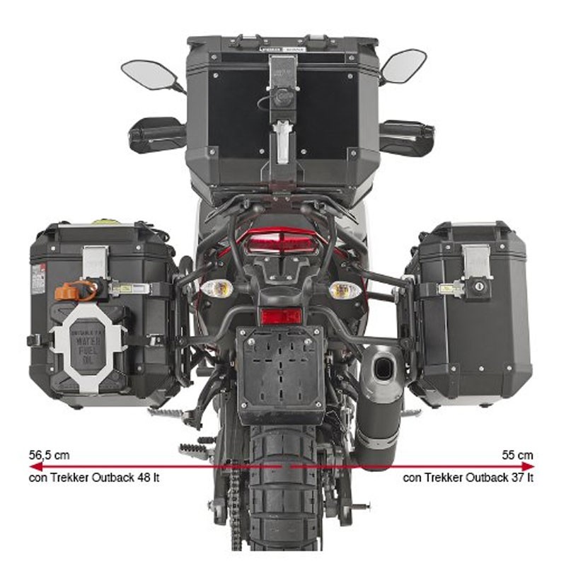 KIT DE FIJACION MALETAS LATERALES GIVI PLO2145MK YAMAHA XTZ 700 TENERE