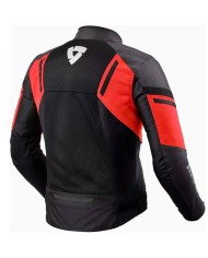 CHAQUETA REVIT GT-R AIR 3 NEGRO/ROJO FLUOR