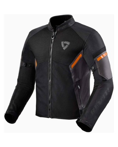 CHAQUETA REVIT GT-R AIR 3 NEGRO/NARANJA FLUOR