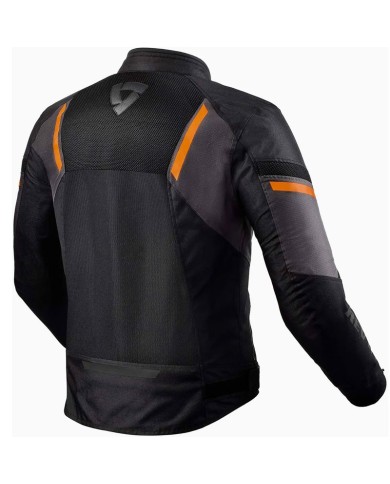 CHAQUETA REVIT GT-R AIR 3 NEGRO/NARANJA FLUOR