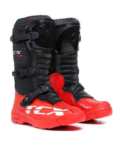BOTAS TCX COMP KID INFANTIL BLACK/RED