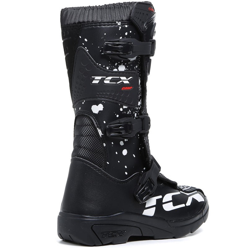 BOTAS TCX COMP KID INFANTIL NEGRO/BLANCO