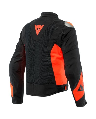 CHAQUETA DAINESE ENERGYCA AIR TEX BLACK/FLUO-RED