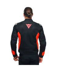 CHAQUETA DAINESE ENERGYCA AIR TEX BLACK/FLUO-RED