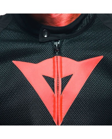CHAQUETA DAINESE ENERGYCA AIR TEX BLACK/FLUO-RED