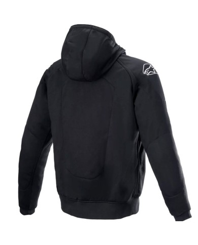 SUDADERA ALPINESTARS CHROME IGNITION BLACK/YELLOW FLUO