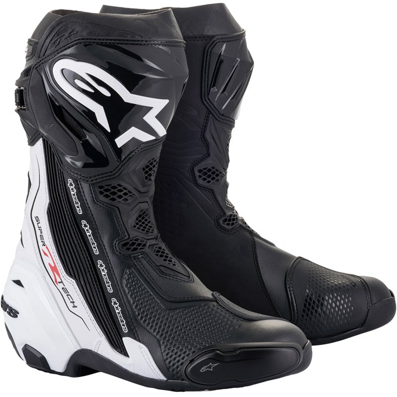 BOTAS ALPINESTARS SUPERTECH R 2022 NEGRO/BLANCO