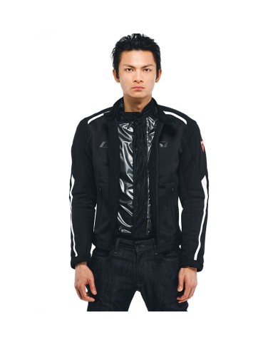 CHAQUETA DAINESE HYDRAFLUX 2 AIR D-DRY BLACK/WHITE