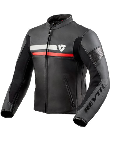 CHAQUETA REVIT MILE BLACK/RED