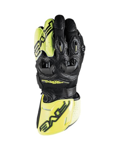 GUANTES FIVE RFX2 AIRFLOW NEGRO/AMARILLO FLUOR