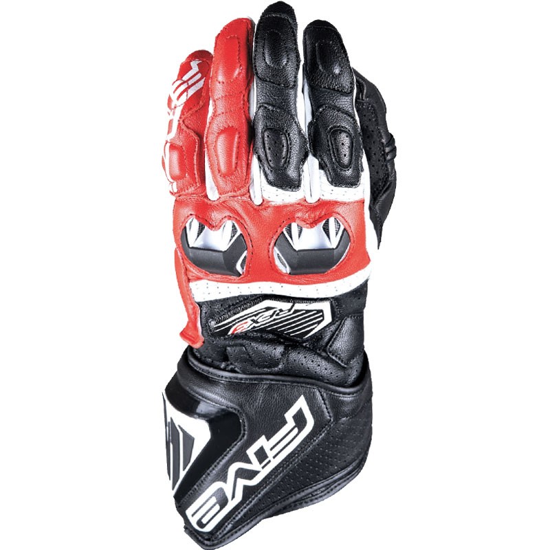 GUANTES FIVE RFX3 V2 NEGRO/ROJO