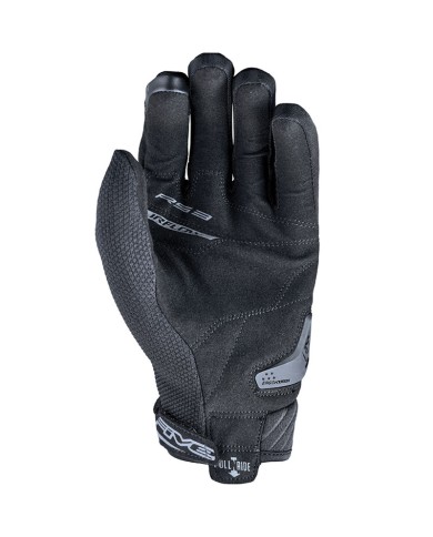 GUANTES FIVE RS3 EVO AIRFLOW NEGRO